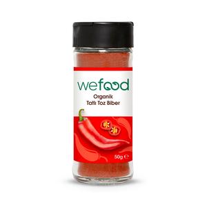 Wefood Organik Kırmızı Tatlı Biber Tozu 50 gr Clearance Extremely