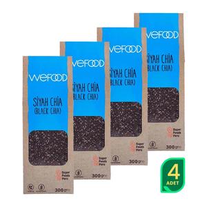 Wefood Siyah Chia 300 gr 4'lü Cheap Free Shipping