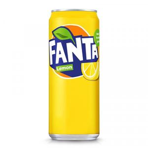 Fanta Lemon, 330ml can Clearance Outlet