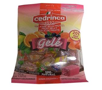 Gele Fruit Jelly Candy (Cedrinca) 4.4 oz (125g) Sale Comfortable