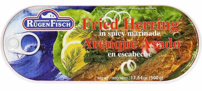 Fried Herring in Spicy Marinade (RuFi) 500g can Free Shipping Fake