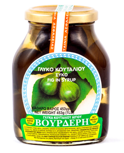 Figs in Syrup Preserve (Vourderis) 453g Amazing Pice