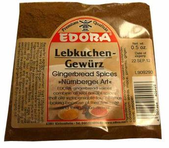 Gingerbread Spices, Nurnberger Art (Edora) 0.5oz Get To Buy For Sale