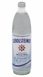 Gerolsteiner Naturally Sparkling Mineral Water, 0.75L-GLASS 25.3 oz Release Dates