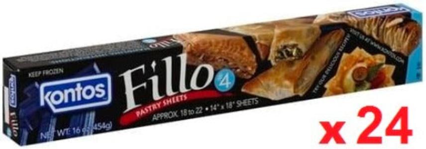 Fillo Dough Thin #4 (Kontos) CASE (24 x 1lb) Online Shop From China