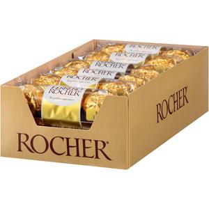 Ferrero Rocher Hazelnut Chocolates, CASE (12 x 3 pc) Outlet Brand New Unisex
