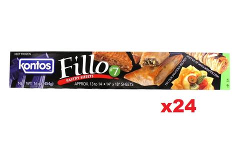 Fillo Dough #7 (Kontos) CASE (24 x 1lb) Clearance 100% Guaranteed