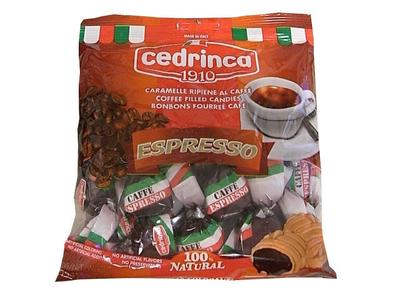 Espresso Filled Candies (cedrinca) CASE (24 x 125g) Free Shipping 2025 Unisex