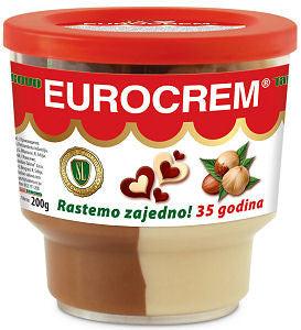 Eurocrem Hazelnut Milk and Cocoa Spread, 200g Store Cheap Online