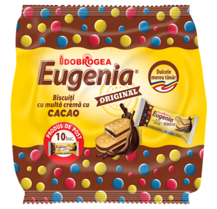 Eugenia Original Biscuit with Cacao 360 g (10 x 36 g)-yellow bag Cheapest Pice