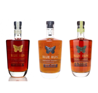 Blue Run Spirits Whiskey 3-pack (14-Year Bourbon, Trifecta & Golden Rye) Outlet Best Seller