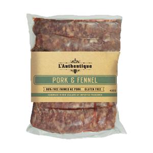 L'Authentique Pork and Fennel Sausages Visa Payment For Sale