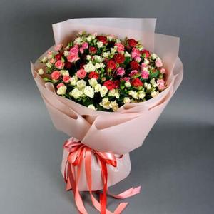 Classic Mixed Spray Roses Bouquet Outlet Lowest Pice