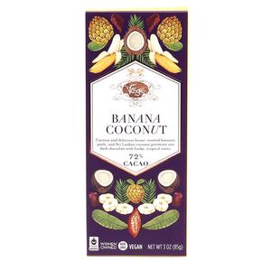 Vosges Vegan Banana Coconut 72% Cacao Chocolate Bar, 3 oz (85g) Free Shipping Huge Surprise