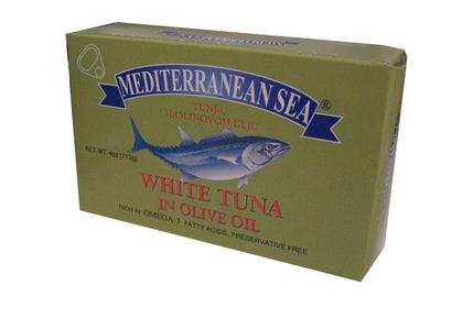 White Tuna in Olive Oil (Mediterranean Sea) 113g (4 oz) Outlet Clearance Store