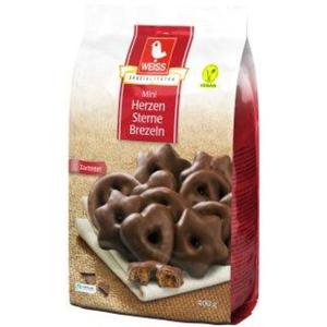 Weiss Mini Herzen, Sterne, Brezeln - Zartbitter, 400g Cheap Best Pices