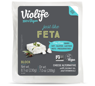 Vegan Just Like Feta Cheese (Violife) 7 oz (200g) Outlet Amazing Pice