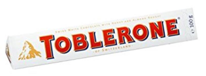 Toblerone White Chocolate, 100g (3.52 oz.) Official Site For Sale