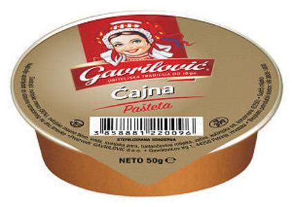Tea Pork Pate (Gavrilovic) (1.76 oz) 50g Really Cheap