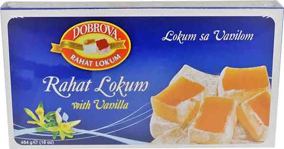 Turkish Delight with Vanilla, Rahat Lokum (Dobrova) 16 oz Outlet Looking For
