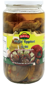 Stuffed Eggplant in Oil (Baraka) 1000g Free Shipping Low Pice