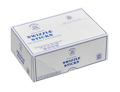 Swizzle Sticks, Gourmet Rock Candy , White (Roses Brands) 72 count, 25.39 oz CASE Sale Best Pices