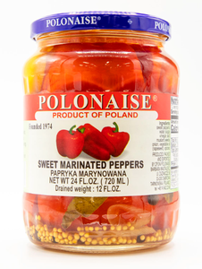 Sweet Marinated Peppers (Polonaise) 24oz Genuine For Sale
