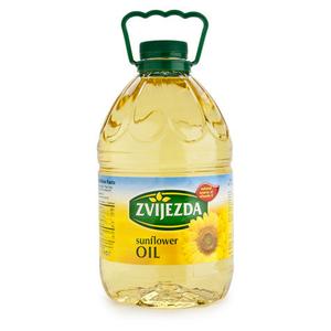 Sunflower Oil - Zvijezda, 3L Free Shipping Eastbay