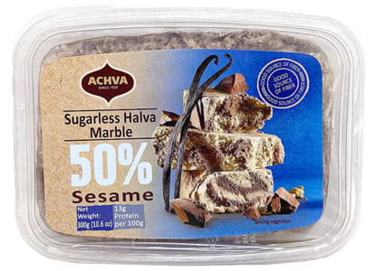 Sugarless Sesame Halva, Marble (ACHVA) 10.6 oz Perfect Sale Online