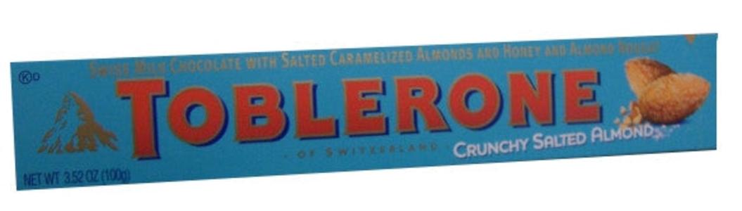 Toblerone Crunchy Salted Almond, 3.52 oz (100g) Best Pices Cheap Pice