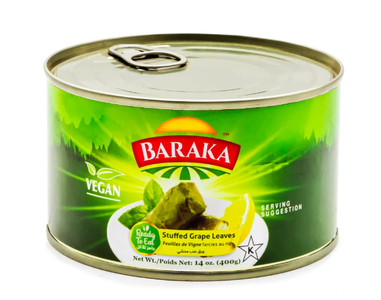 Stuffed Grape Leaves (Baraka) 14.12 oz (400g) Cheap Online Online
