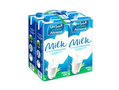 Almarai Full Fat Milk 1L Pack of 4 Pre Order Online