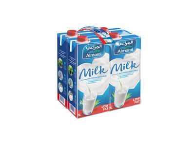 Almarai Low Fat Milk 1L Pack of 4 With Paypal Free Shipping