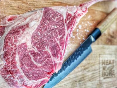 Monster Tomahawk Steak | Wagyu BMS 6-7 Free Shipping The Cheapest