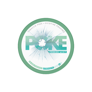16mg Poke Freeze Mint Nicotine Pouches - 20 Pouches With Credit Card Free Shipping