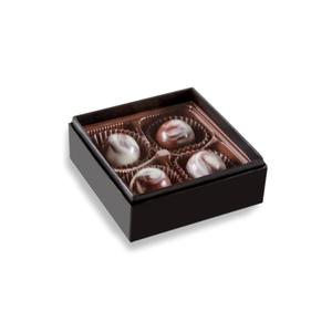 Bourbon Barrel Foods Chocolate Bourbon Balls - 4 Piece Box Cheap Sale Sale