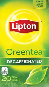 Lipton Green Tea Decaffeinated 20s Clearance Hot Sale