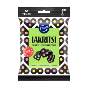 CLEARANCE - Fazer Lakritsi Filled Liquorice Mix - 140g Outlet Recommend