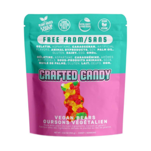 Crafted Candy Vegan Gummy Bears - 100g Sale Fashion