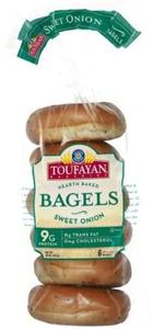 Toufayan Bagels With Onion 20oz Sale Cheap Online