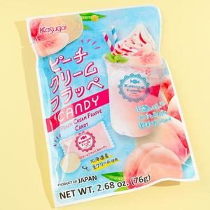 Kasugai Peach Cream Frappe Candy The Cheapest For Sale