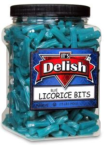 Blue Blueberry Licorice Bits, 2.5 LBS (40 Oz) Jumbo Container Jar Discount Official Site