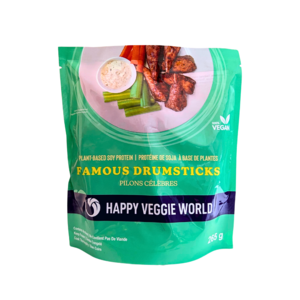 Happy Veggie World Chicken Drumsticks - 265g Free Shipping Genuine