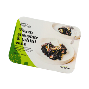 Happy Macadamia Warm Chocolate and Tahini Cake - 280g Factory Outlet