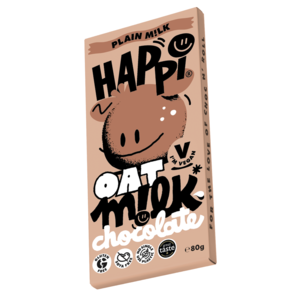 Happi Plain Oat Milk Chocolate - 80g Clearance Supply