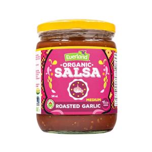 Everland Roasted Garlic Organic Salsa - 500ml Outlet Extremely