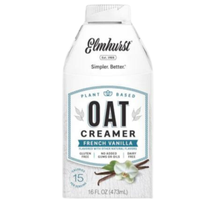 Elmhurst French Vanilla Oat Milk Creamer - 473ml Free Shipping With Paypal