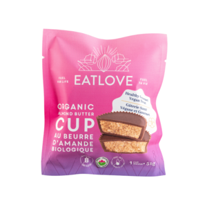 EatLove Almond Butter Cup - 52g Free Shipping Geniue Stockist