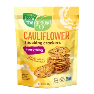 From The Ground Up Cauliflower Everything Snacking Cracker - 100g Original Cheap Online