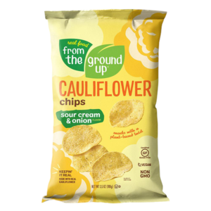 From The Ground Up Sour Cream & Onion Cauliflower Chips - 100g Enjoy For Sale